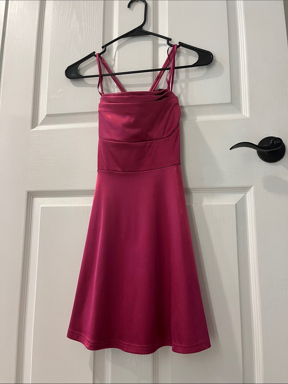 Windsor Hot Pink Strappy Mini Dress